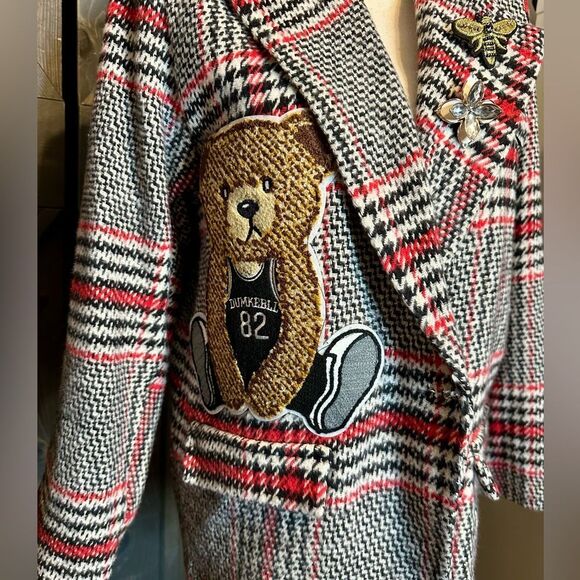 Houndstooth Italian Blazer - Picture 6 of 9